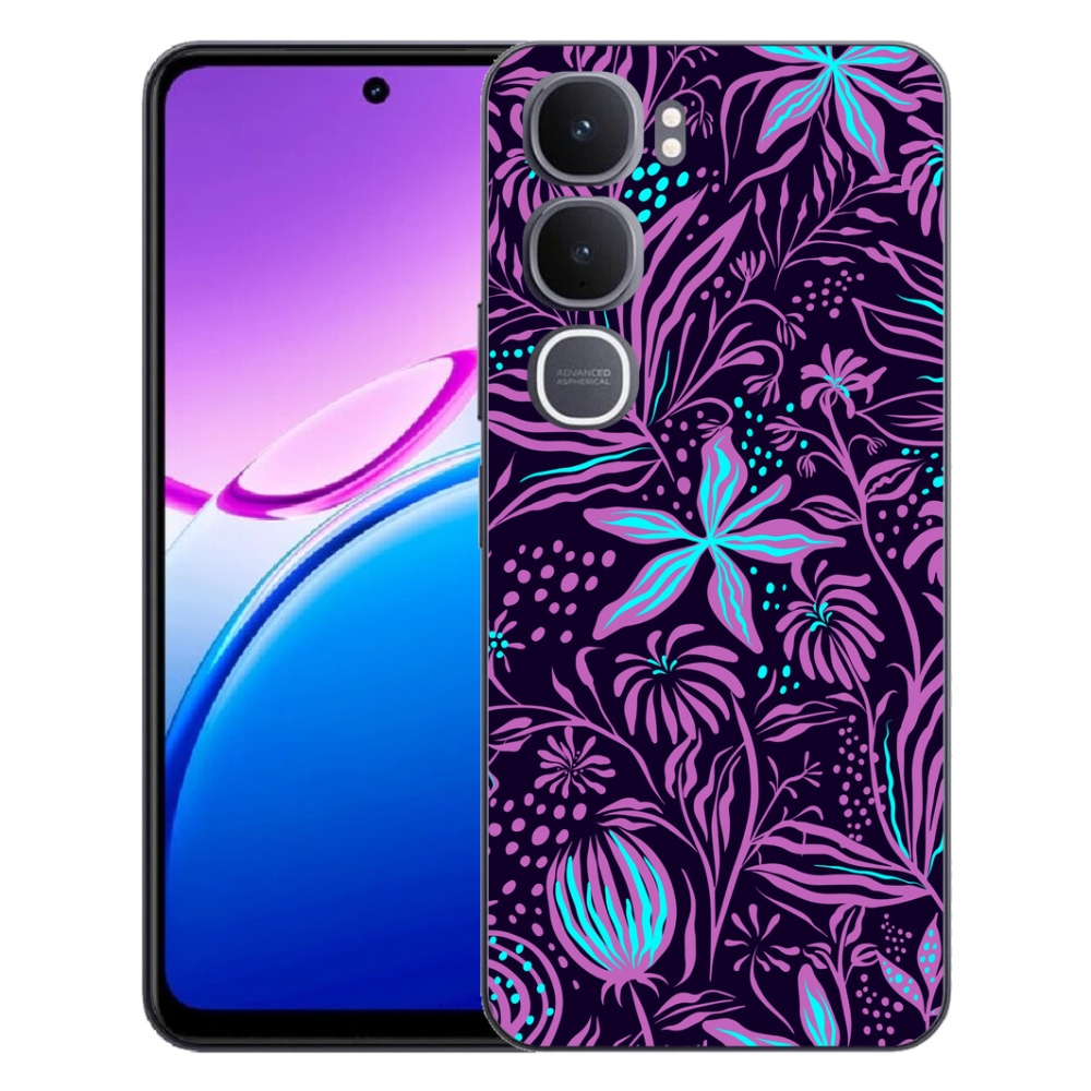 Gelový kryt mmCase na Vivo Y31 5G - květiny 2