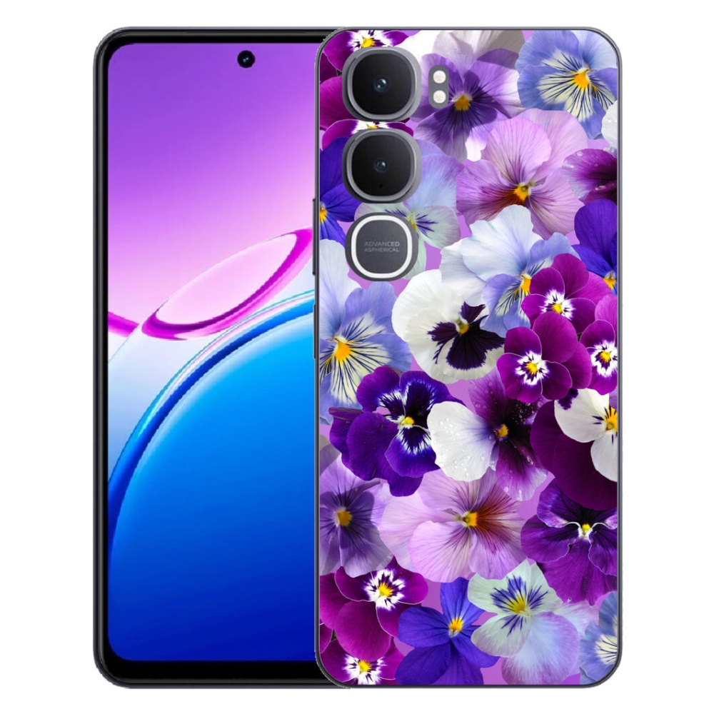 Gelový kryt mmCase na Vivo Y31 5G - květiny 9