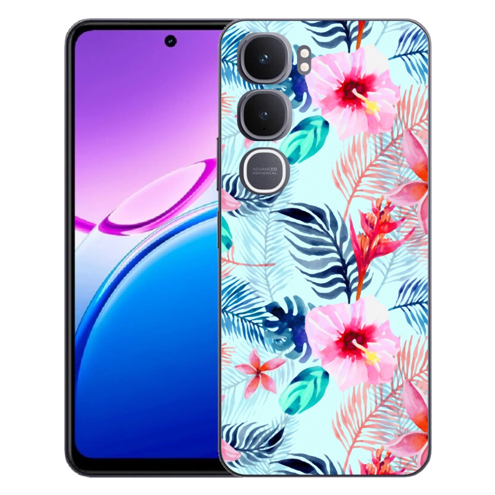Gelový kryt mmCase na Vivo Y31 5G - květiny