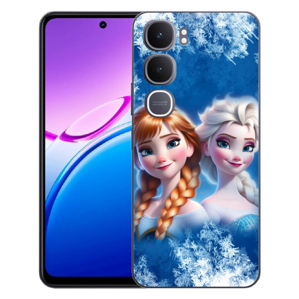 Gelový kryt mmCase na Vivo Y31 5G - ledové království 2