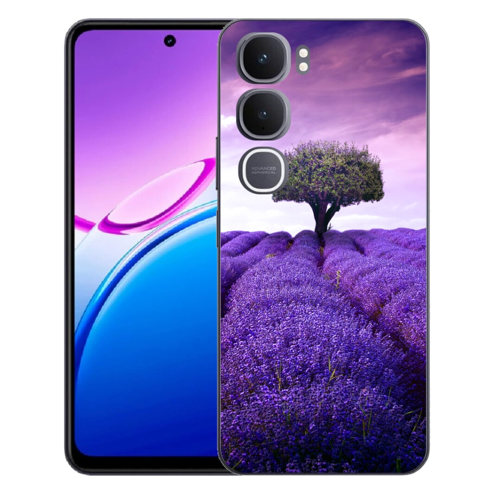 Gelový kryt mmCase na Vivo Y31 5G - levandulová louka
