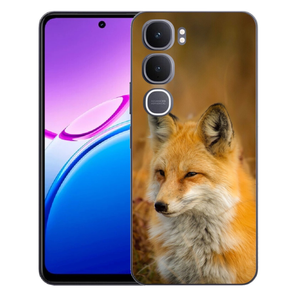 Gelový kryt mmCase na Vivo Y31 5G - liška