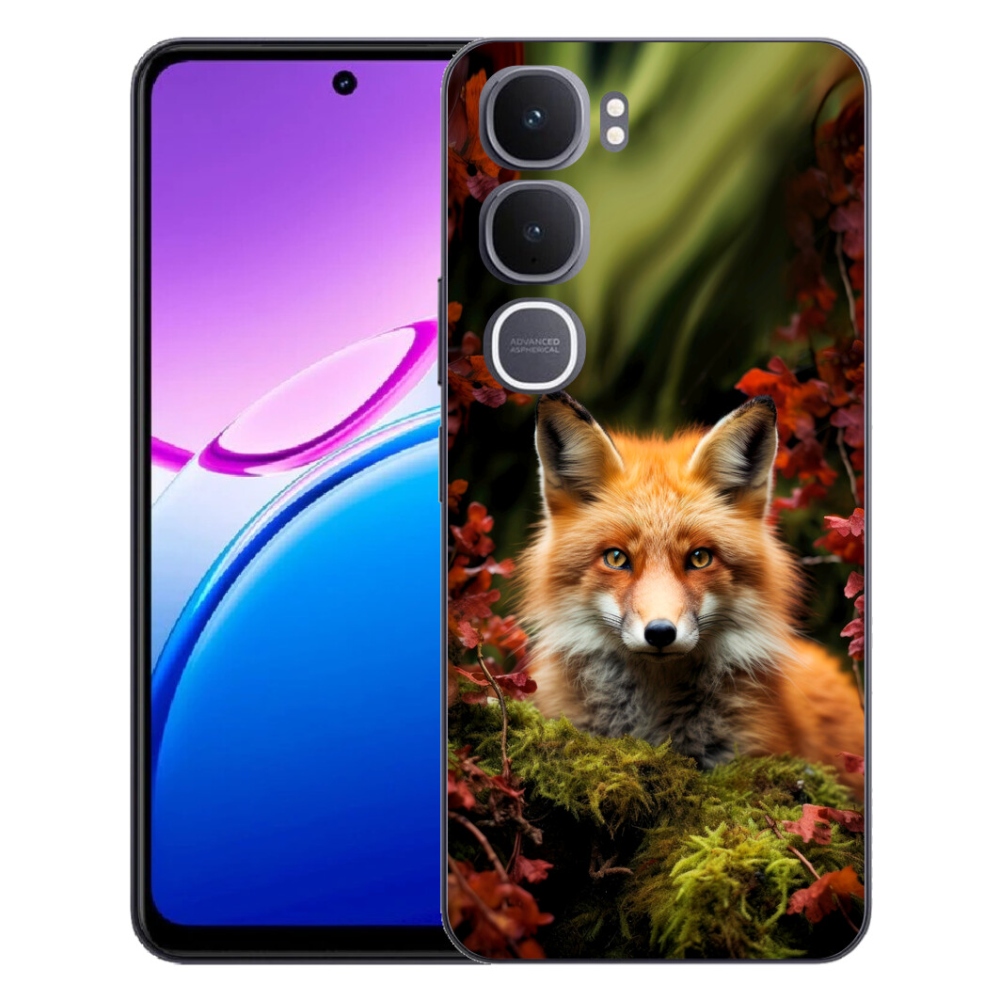 Gelový kryt mmCase na Vivo Y31 5G - liška v lese