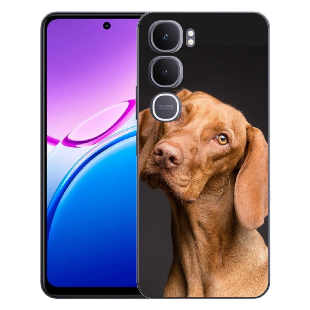 Gelový kryt mmCase na Vivo Y31 5G - maďarský ohař