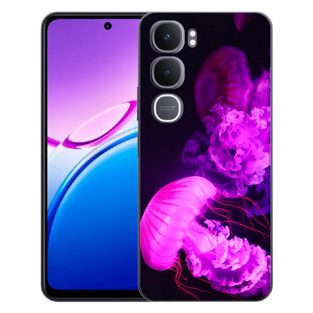 Gelový kryt mmCase na Vivo Y31 5G - medúza 1