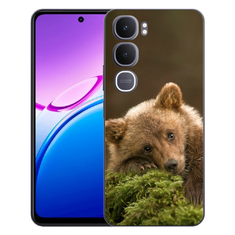 Gelový kryt mmCase na Vivo Y31 5G - medvěd
