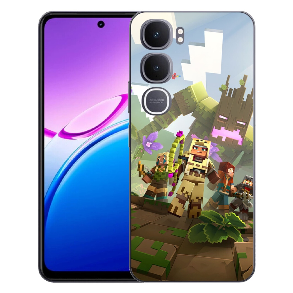Gelový kryt mmCase na Vivo Y31 5G - minecraft 1