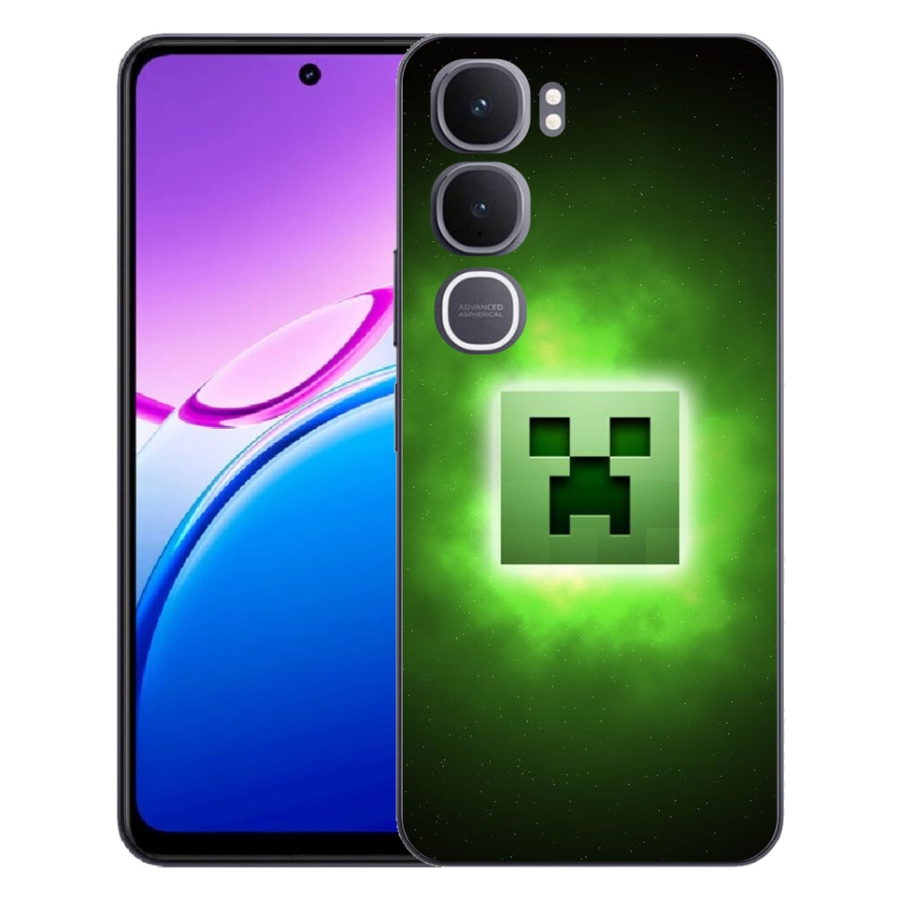 Gelový kryt mmCase na Vivo Y31 5G - minecraft
