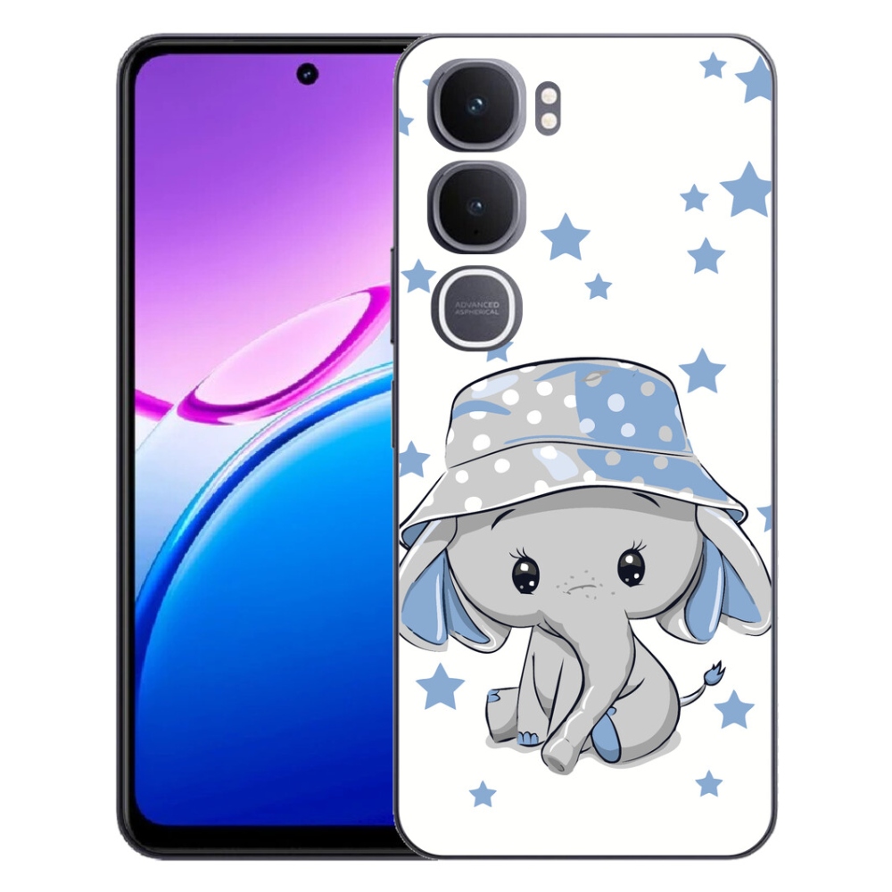 Gelový kryt mmCase na Vivo Y31 5G - modrý slon