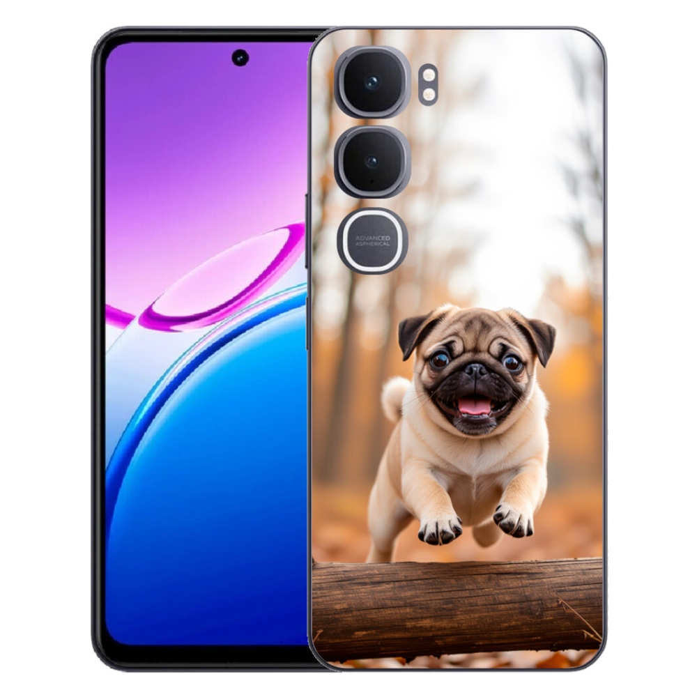 Gelový kryt mmCase na Vivo Y31 5G - mops 2