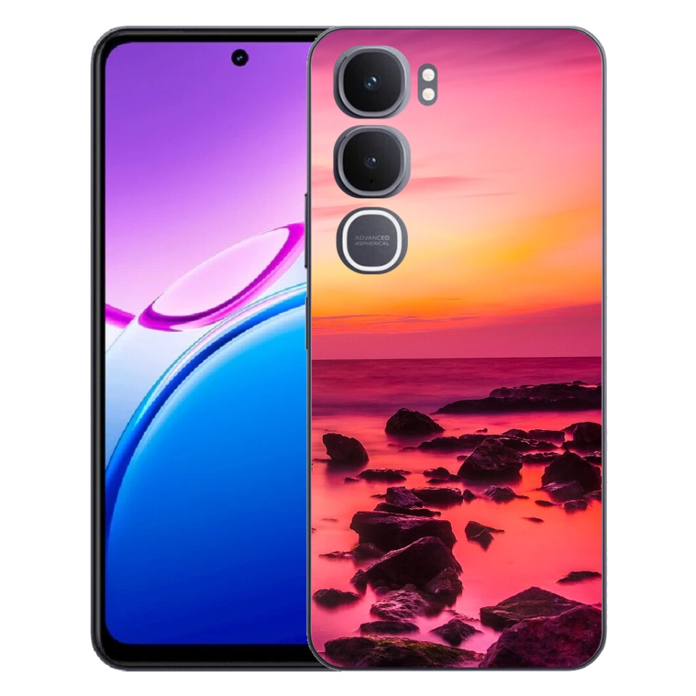 Gelový kryt mmCase na Vivo Y31 5G - moře a záře
