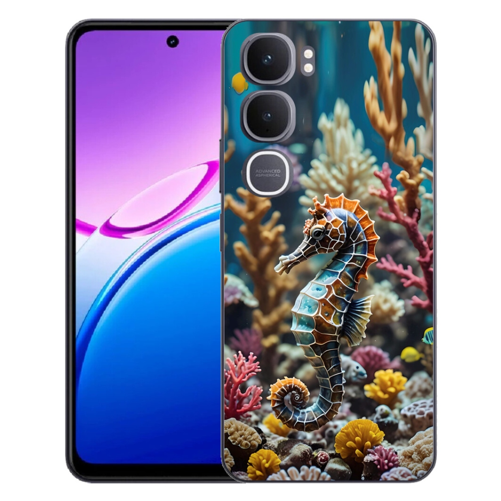 Gelový kryt mmCase na Vivo Y31 5G - mořský koník 2