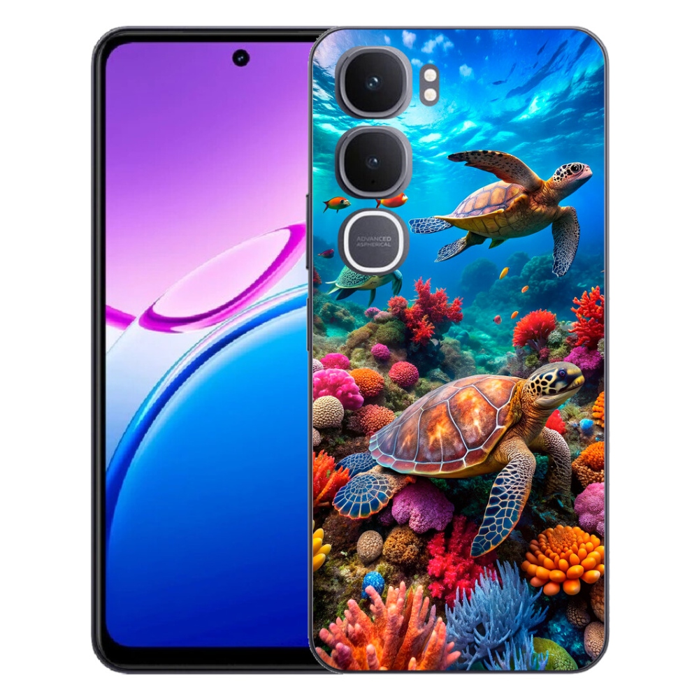 Gelový kryt mmCase na Vivo Y31 5G - mořský svět 2