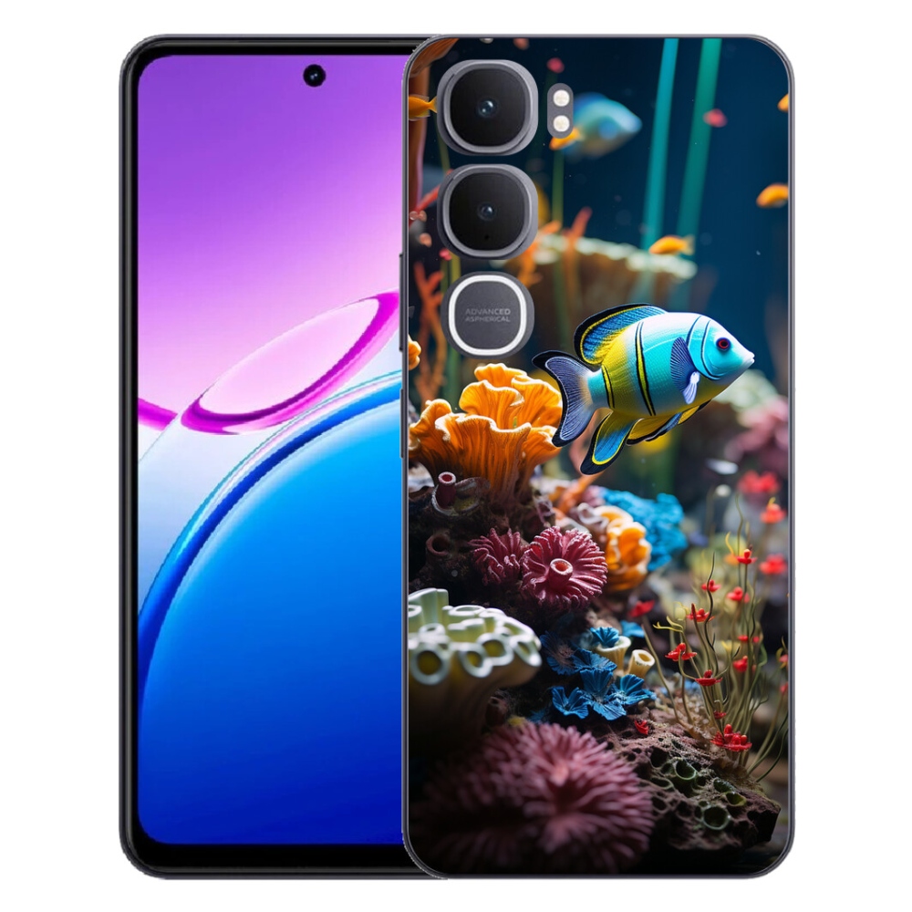Gelový kryt mmCase na Vivo Y31 5G - mořský svět 5