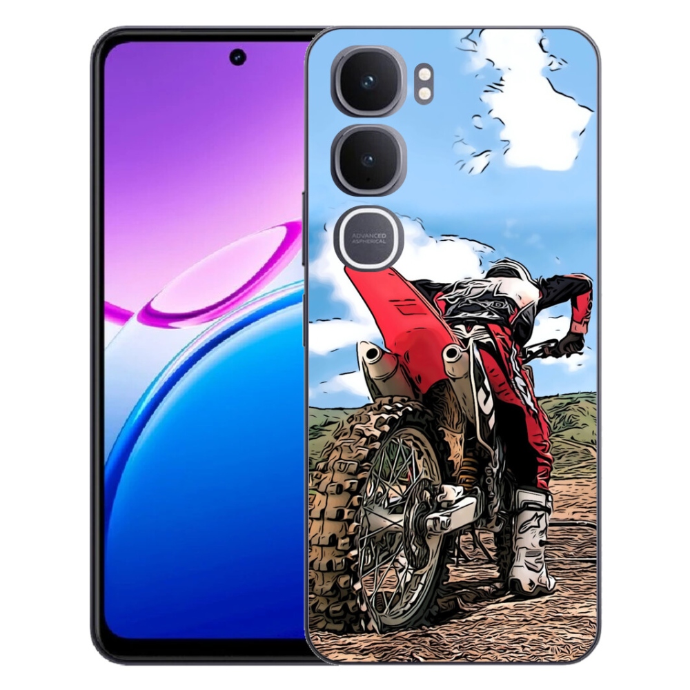Gelový kryt mmCase na Vivo Y31 5G - moto