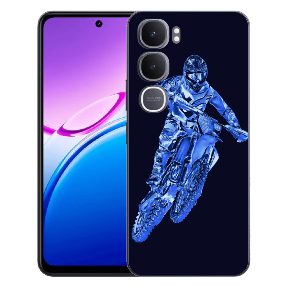 Gelový kryt mmCase na Vivo Y31 5G - motocross 1