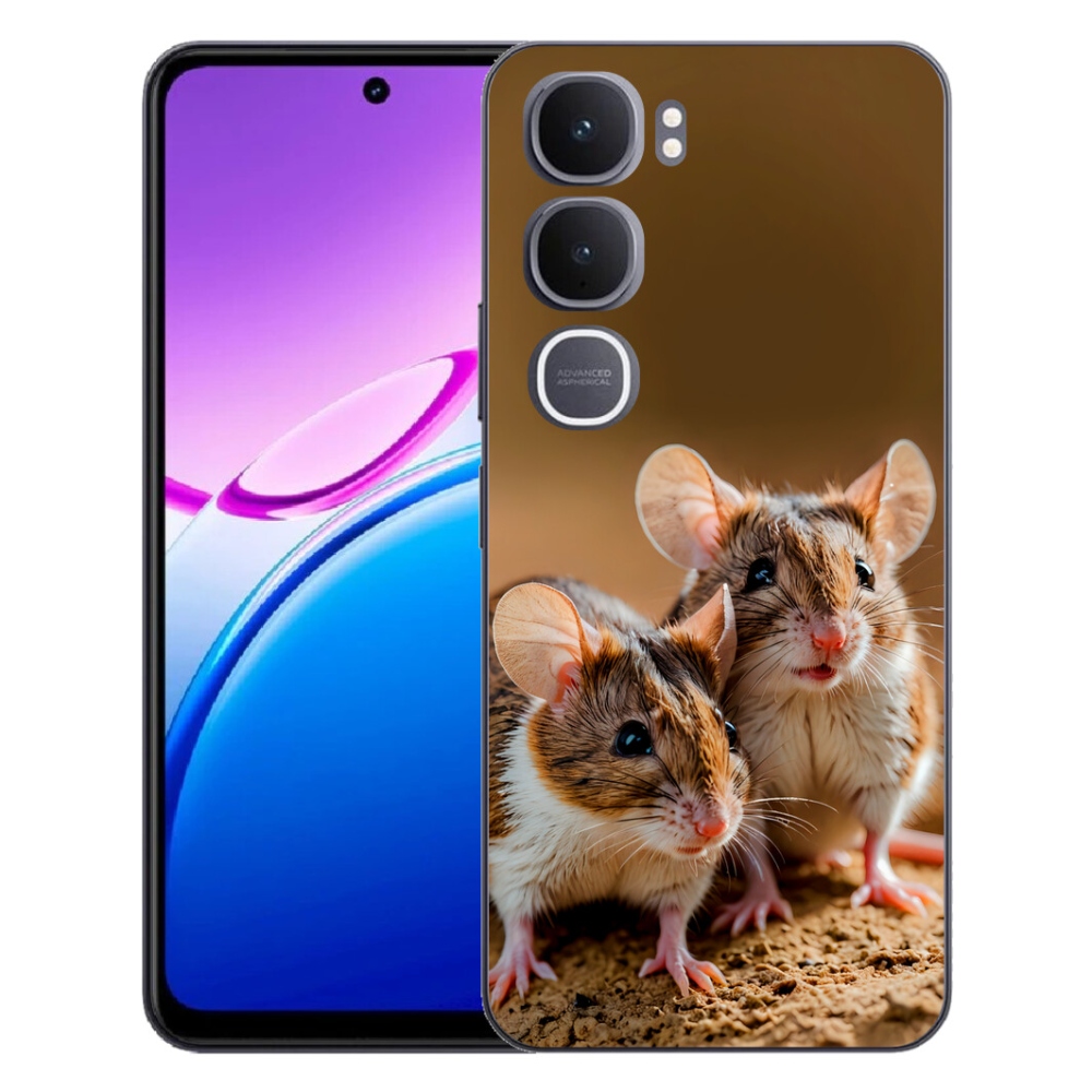 Gelový kryt mmCase na Vivo Y31 5G - myší duo