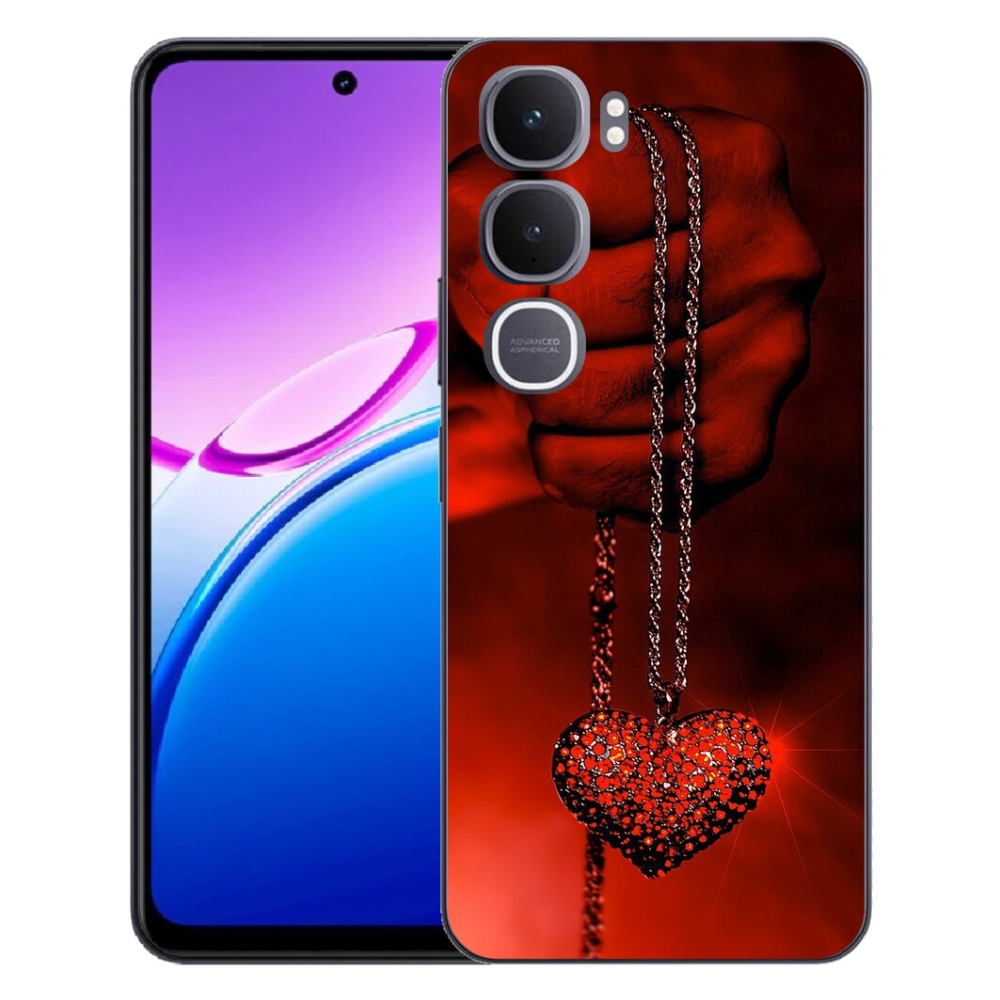 Gelový kryt mmCase na Vivo Y31 5G - náhrdelník