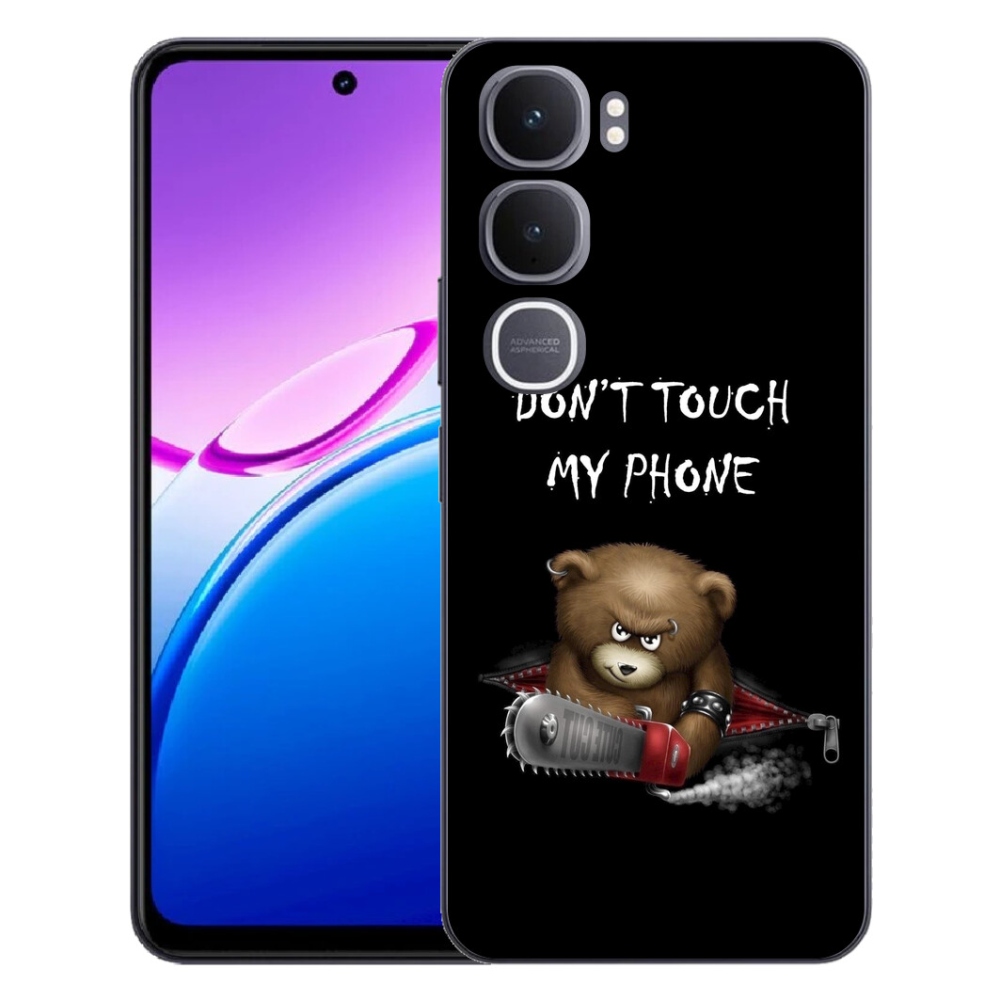 Gelový kryt mmCase na Vivo Y31 5G - nesahej na telefon