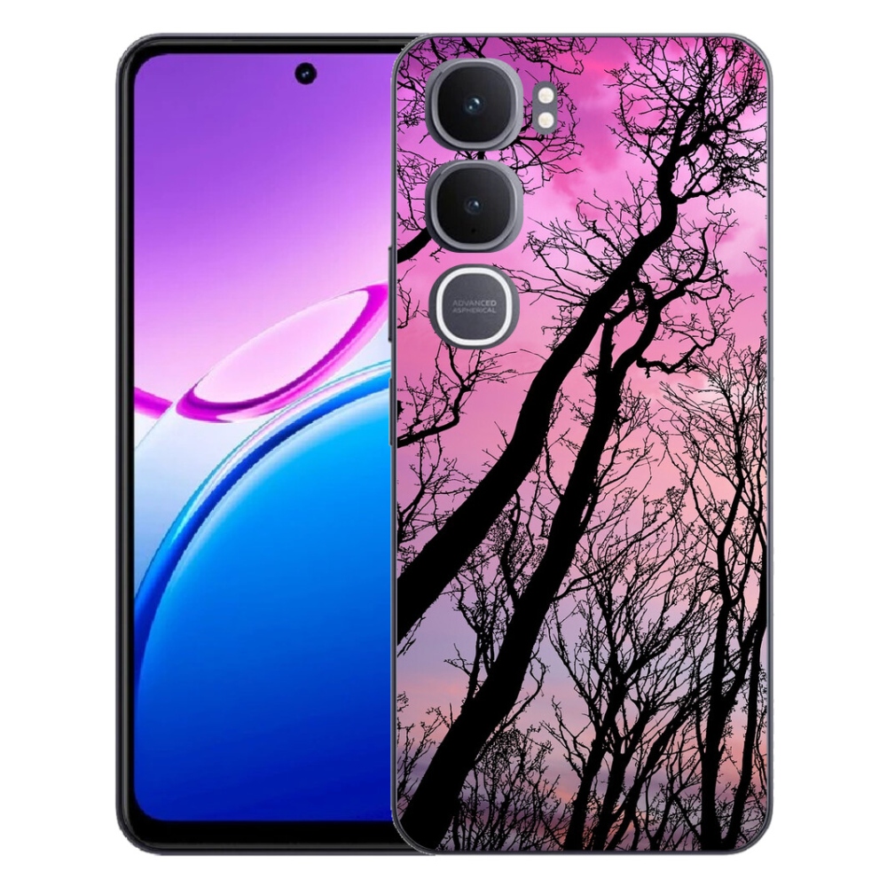Gelový kryt mmCase na Vivo Y31 5G - opadané stromy