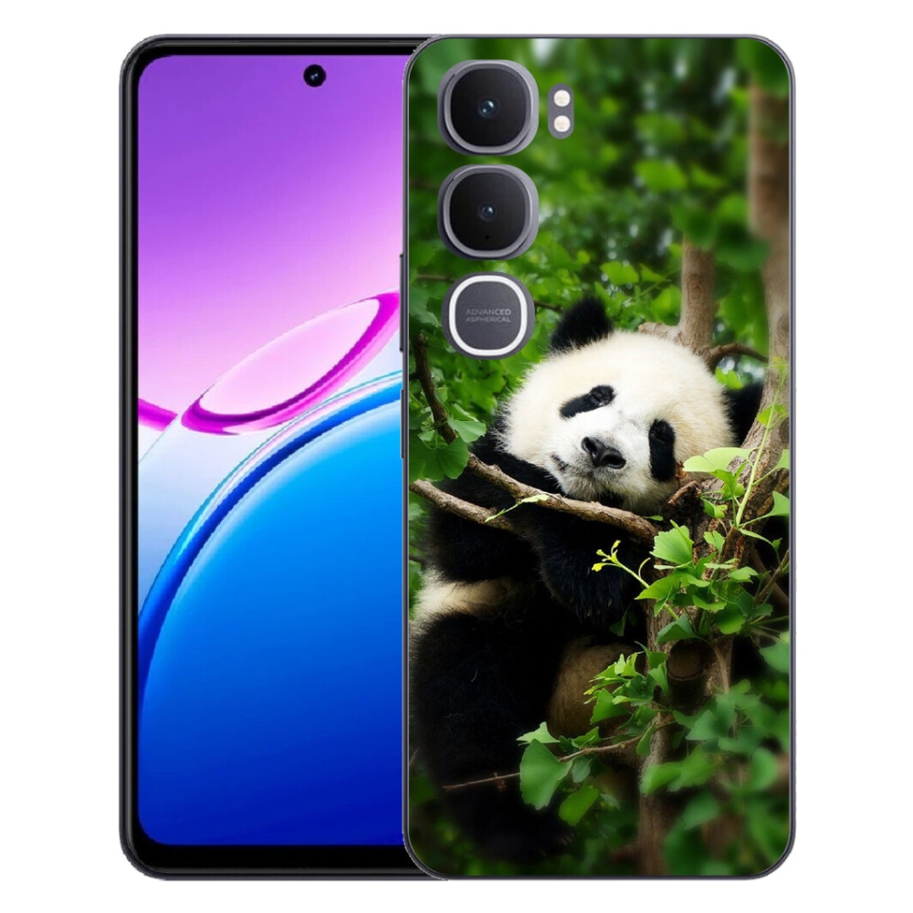 Gelový kryt mmCase na Vivo Y31 5G - panda