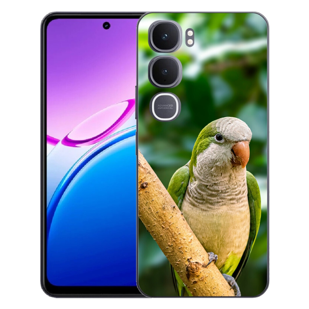 Gelový kryt mmCase na Vivo Y31 5G - papoušek mníšek