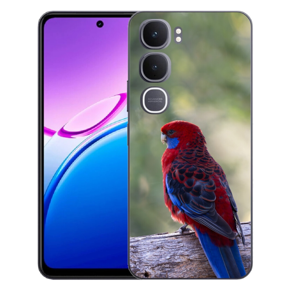 Gelový kryt mmCase na Vivo Y31 5G - papoušek rosela