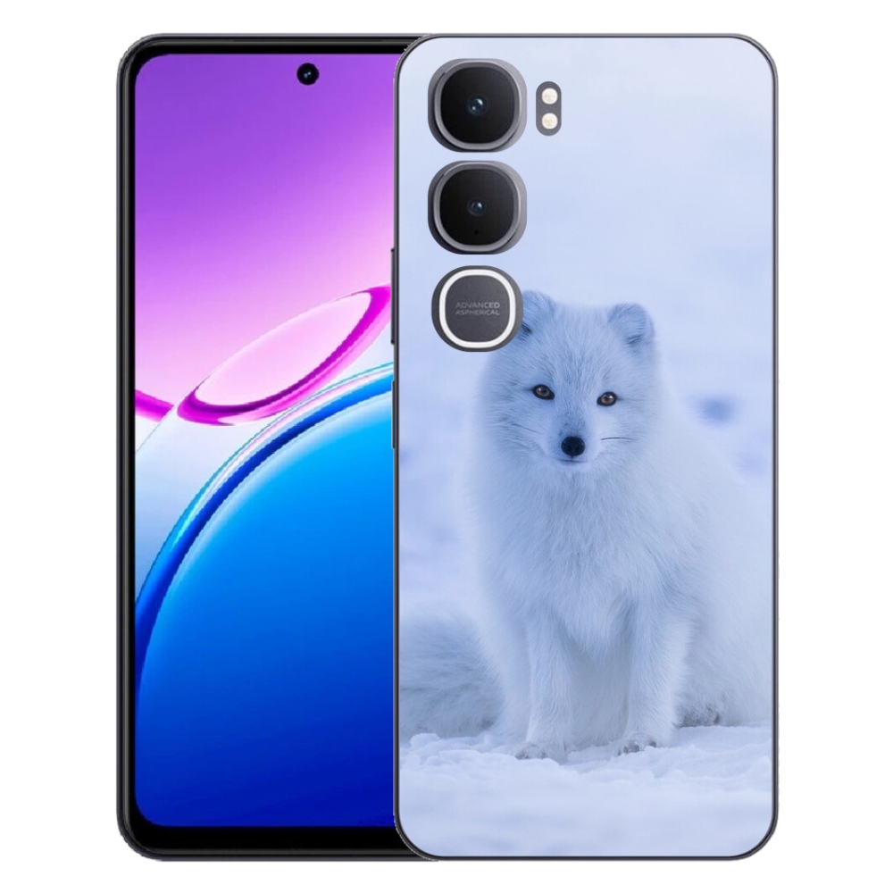 Gelový kryt mmCase na Vivo Y31 5G - polární liška