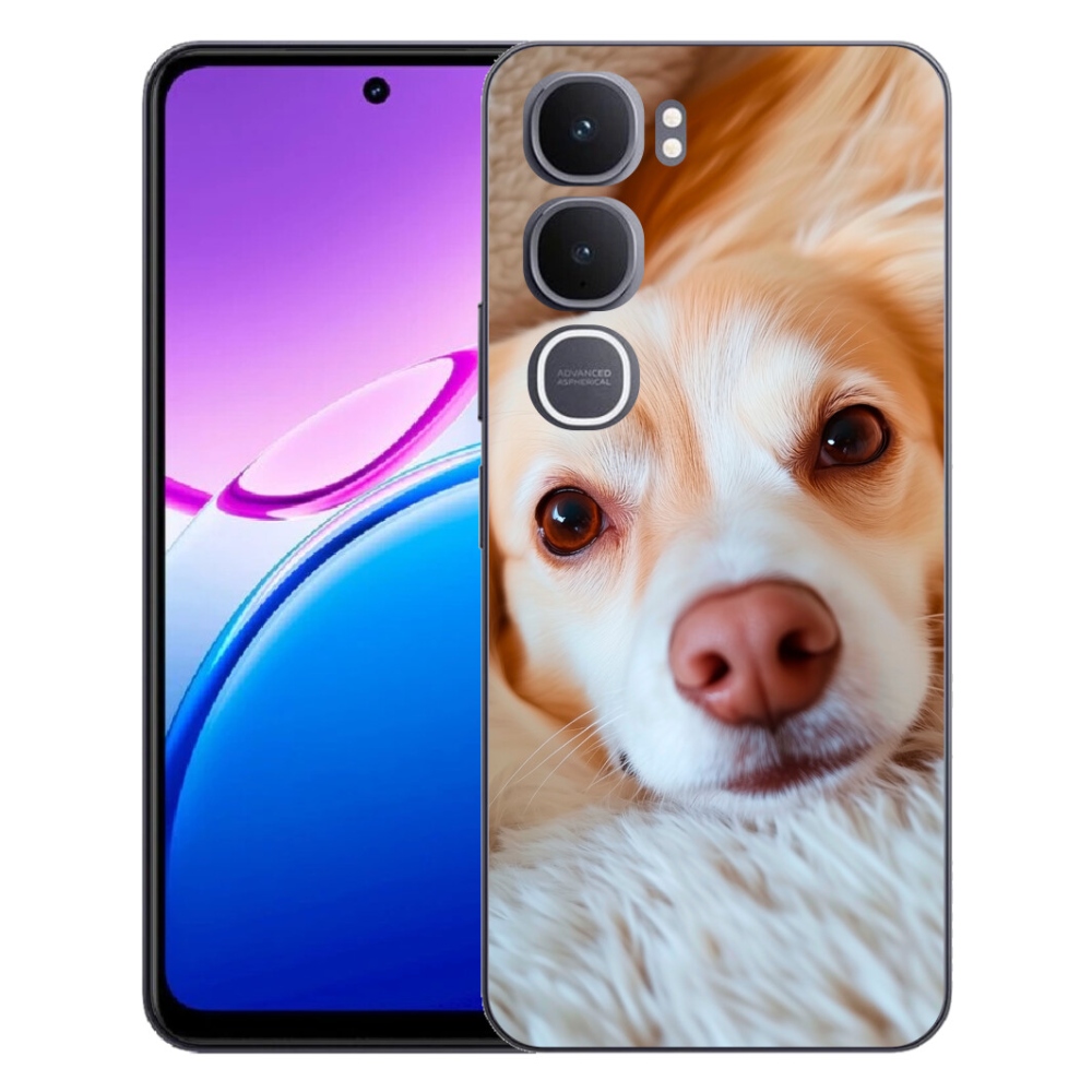 Gelový kryt mmCase na Vivo Y31 5G - Roztomilá čivava