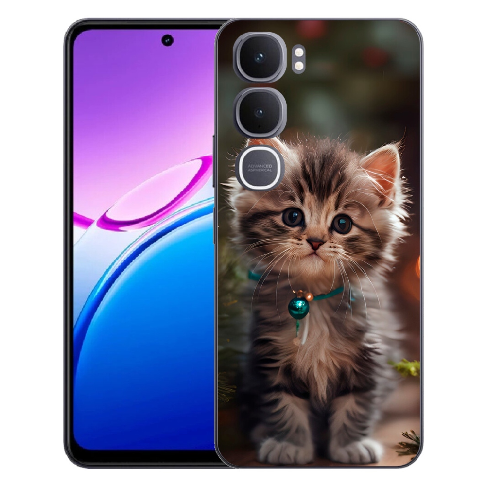 Gelový kryt mmCase na Vivo Y31 5G - roztomilé kotě 11