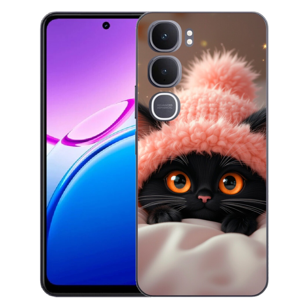 Gelový kryt mmCase na Vivo Y31 5G - roztomilé kotě 7