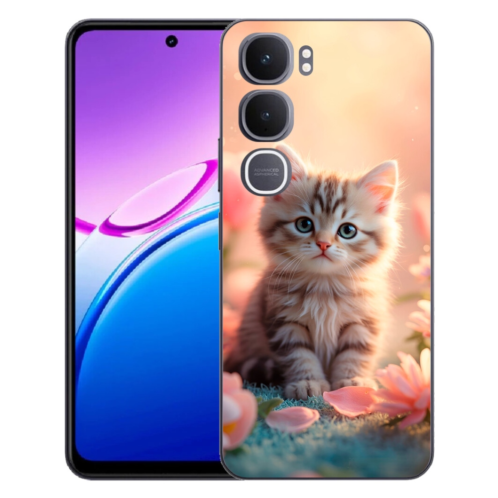 Gelový kryt mmCase na Vivo Y31 5G - roztomilé kotě 8