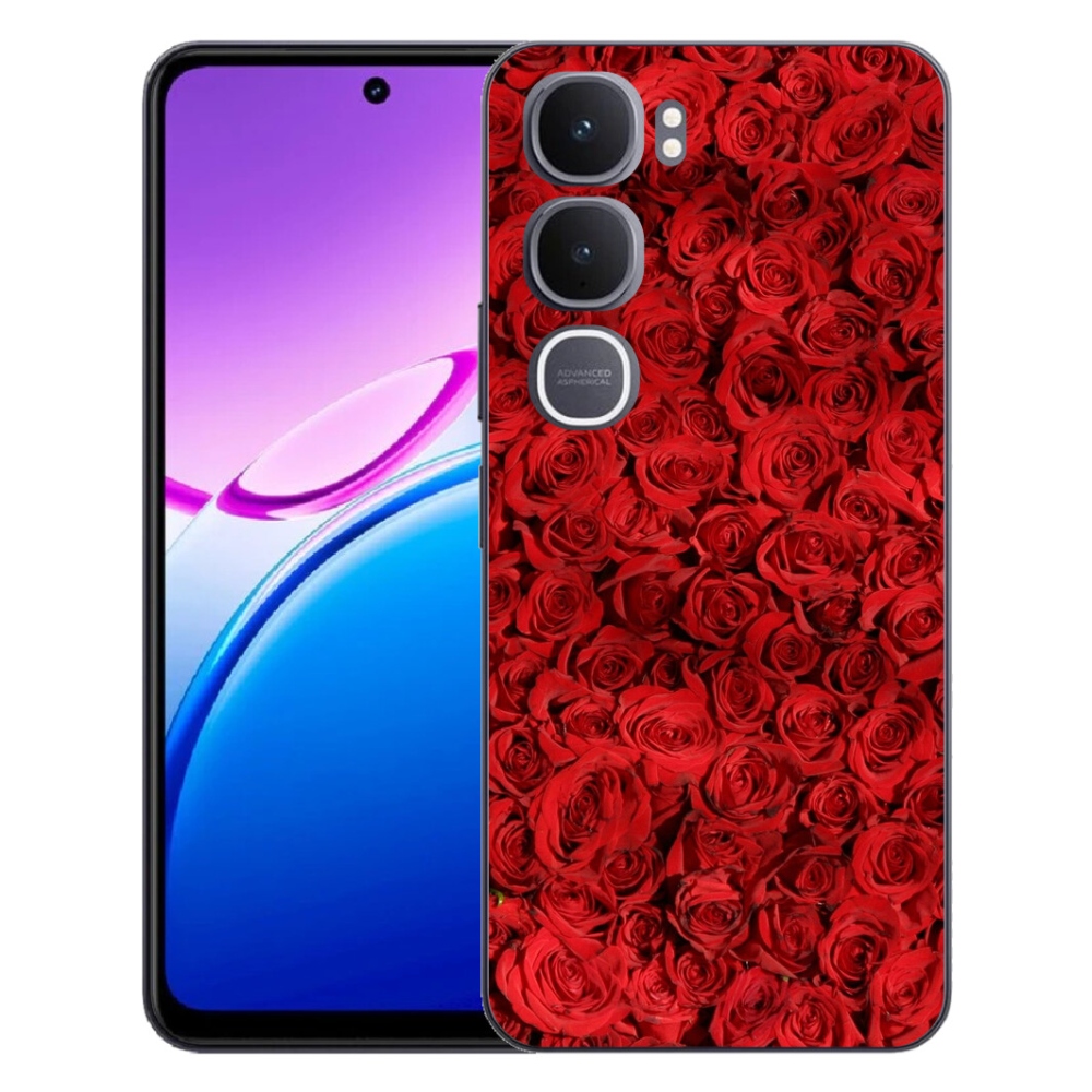 Gelový kryt mmCase na Vivo Y31 5G - růže