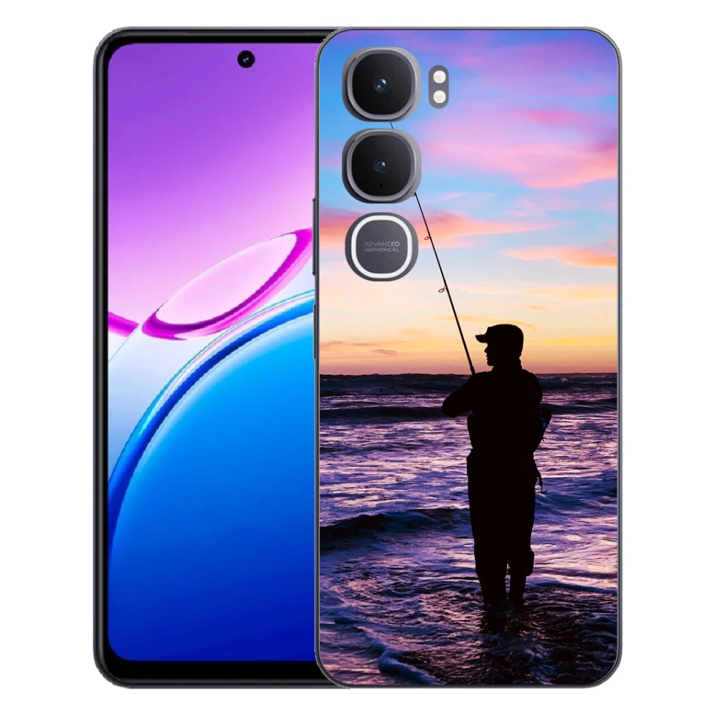 Gelový kryt mmCase na Vivo Y31 5G - rybaření 1