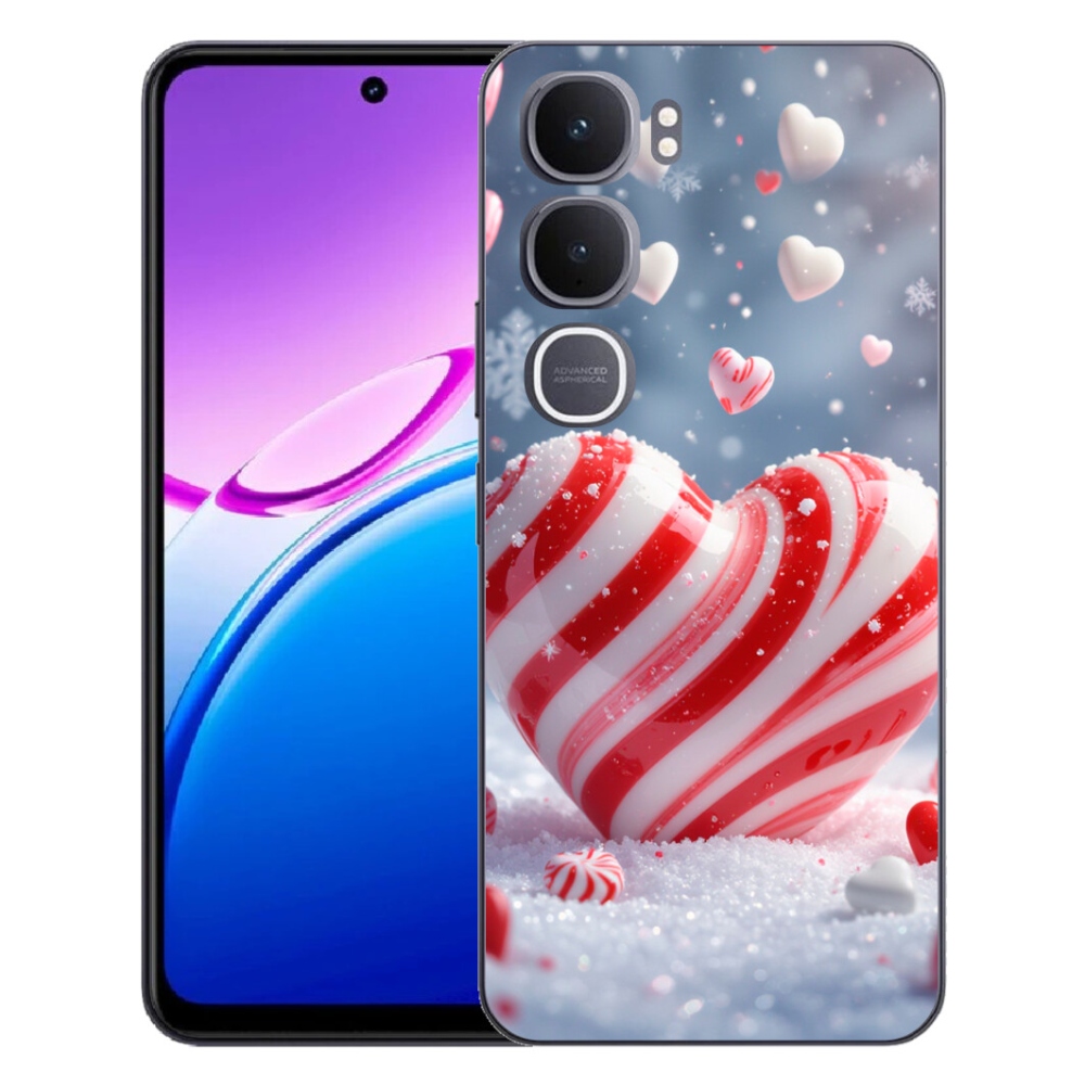 Gelový kryt mmCase na Vivo Y31 5G - sladké srdce