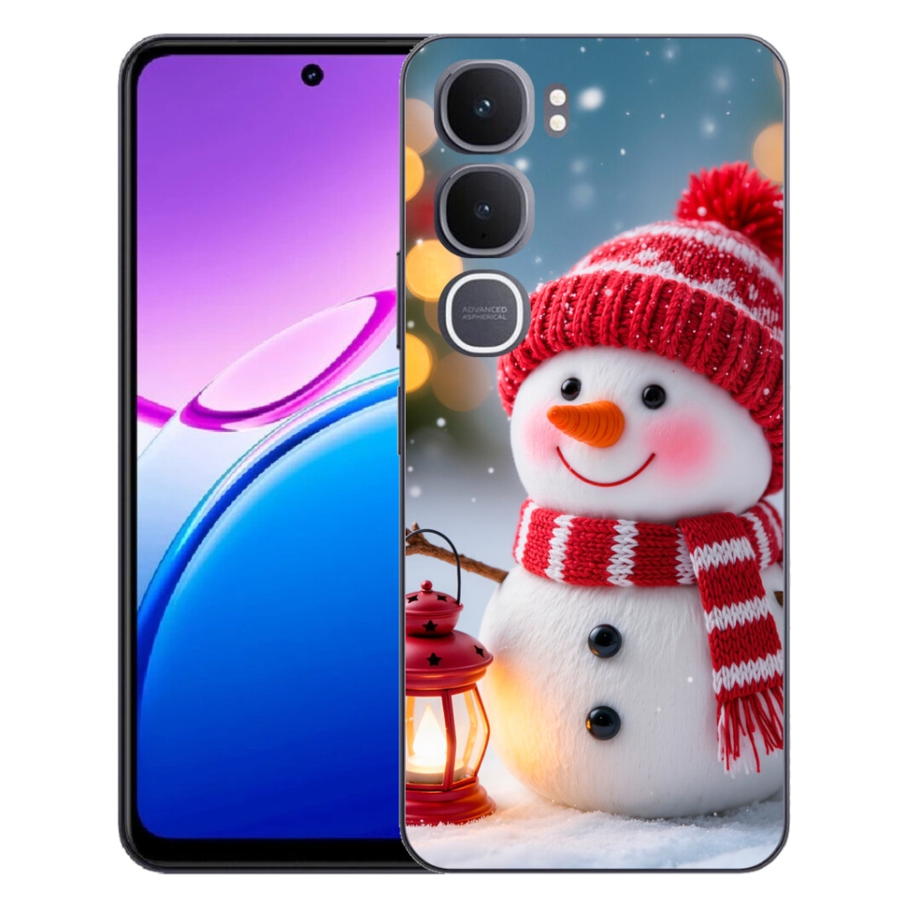 Gelový kryt mmCase na Vivo Y31 5G - sněhulák 2