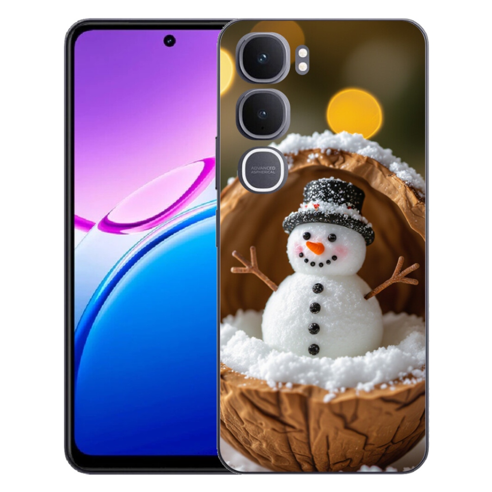 Gelový kryt mmCase na Vivo Y31 5G - sněhulák 4