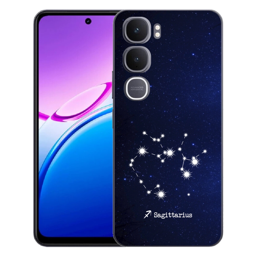 Gelový kryt mmCase na Vivo Y31 5G - souhvězdí Střelce