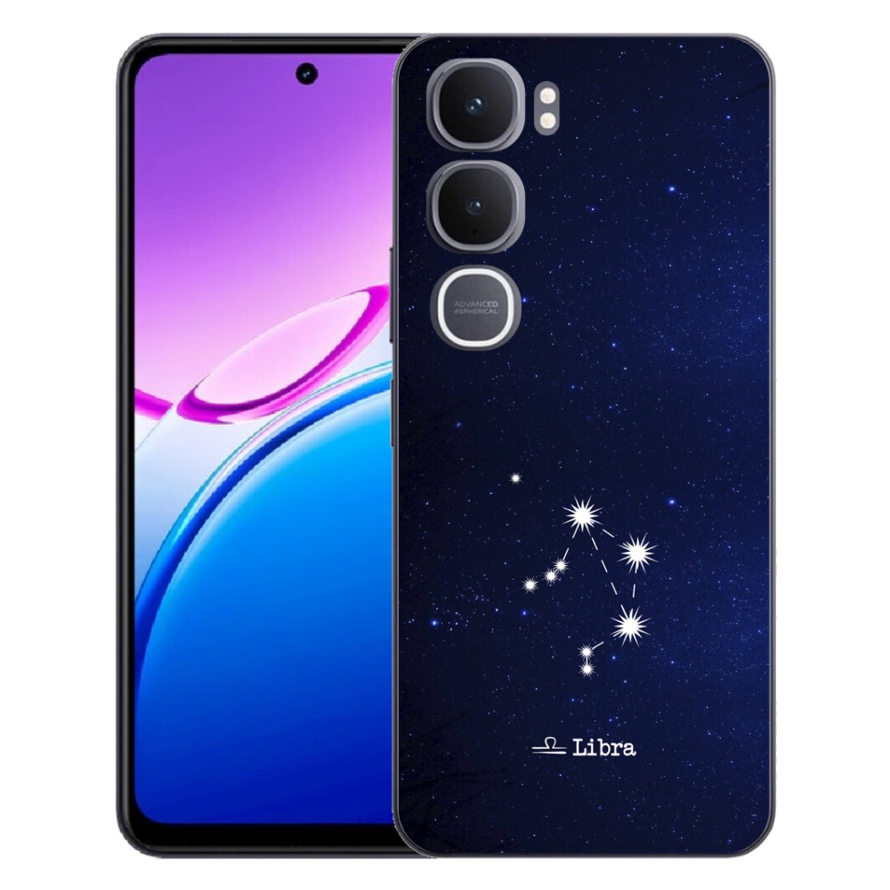 Gelový kryt mmCase na Vivo Y31 5G - souhvězdí Váhy