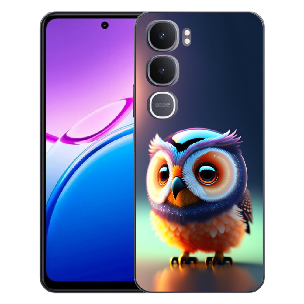 Gelový kryt mmCase na Vivo Y31 5G - sovička