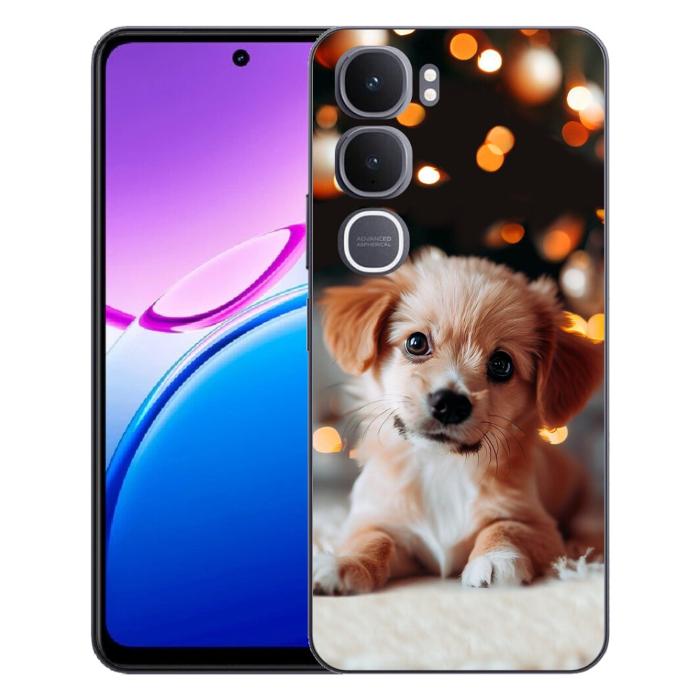 Gelový kryt mmCase na Vivo Y31 5G - štěňátko