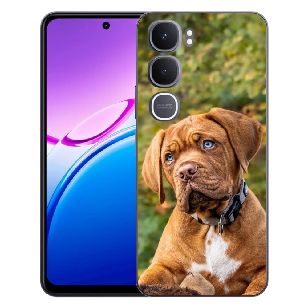 Gelový kryt mmCase na Vivo Y31 5G - štěně 