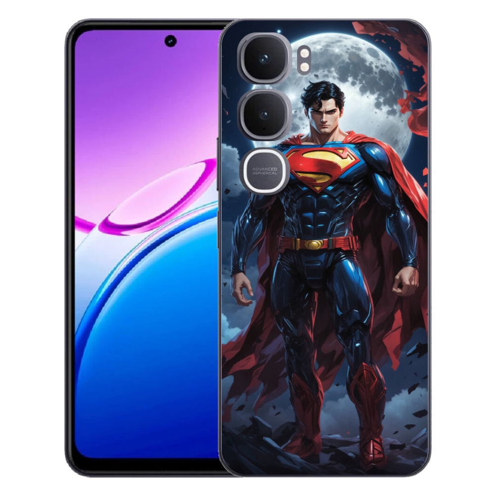 Gelový kryt mmCase na Vivo Y31 5G - superman