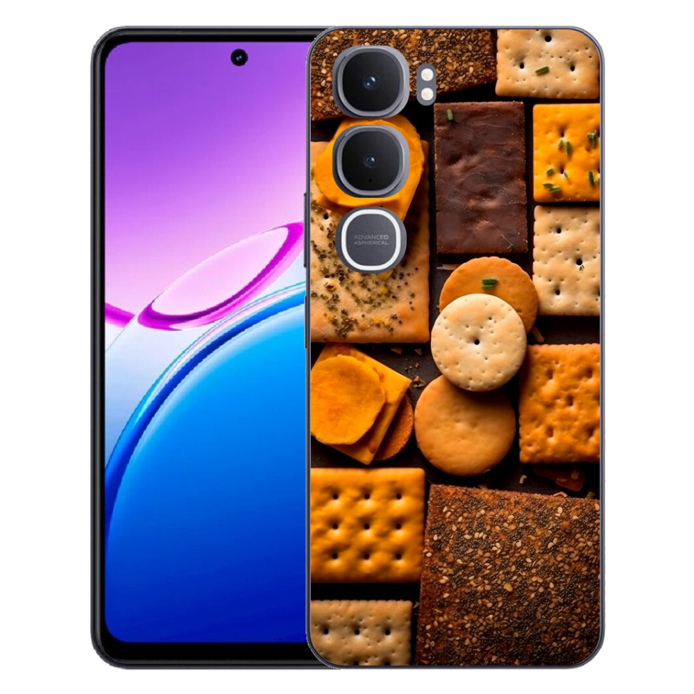 Gelový kryt mmCase na Vivo Y31 5G - sušenky
