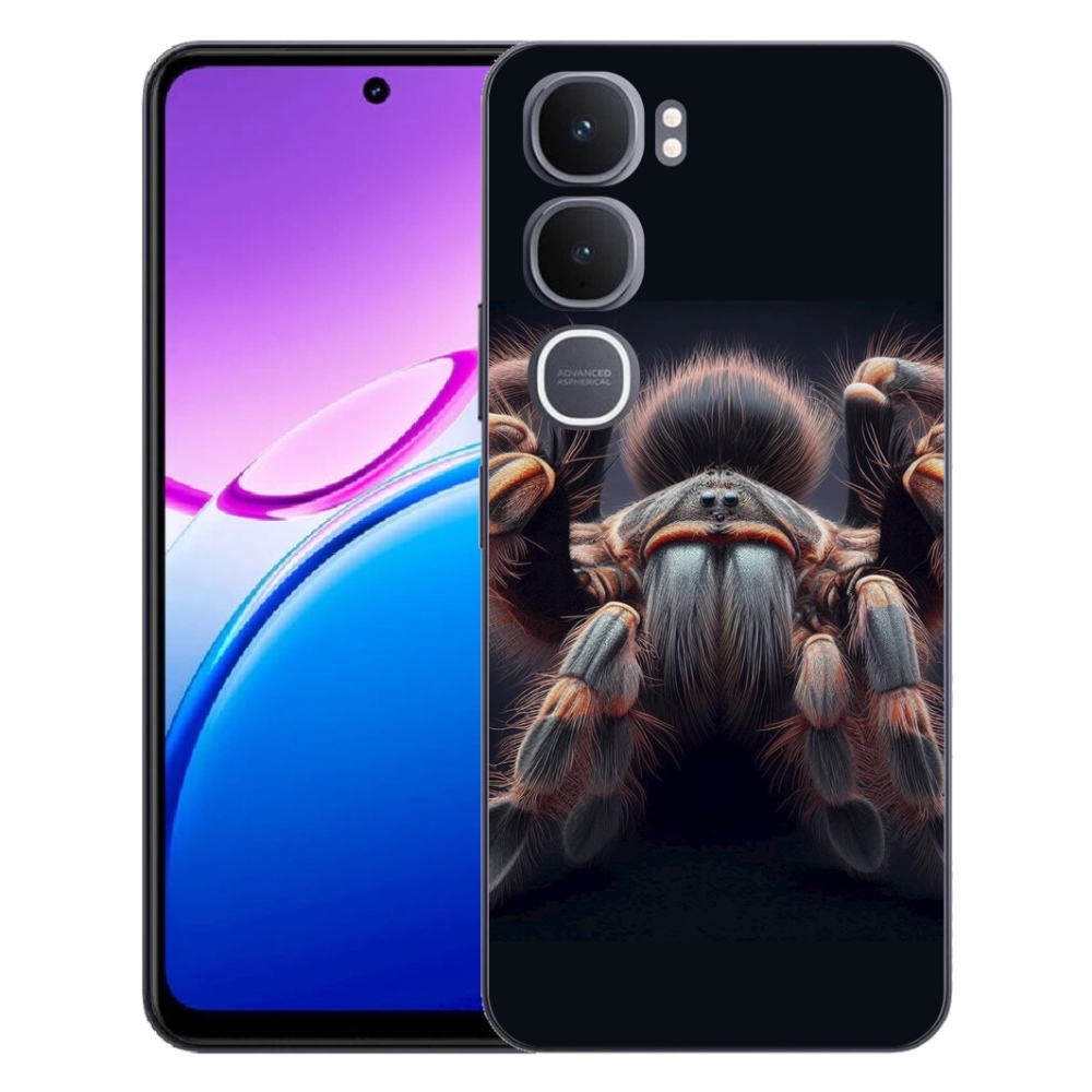 Gelový kryt mmCase na Vivo Y31 5G - tarantule