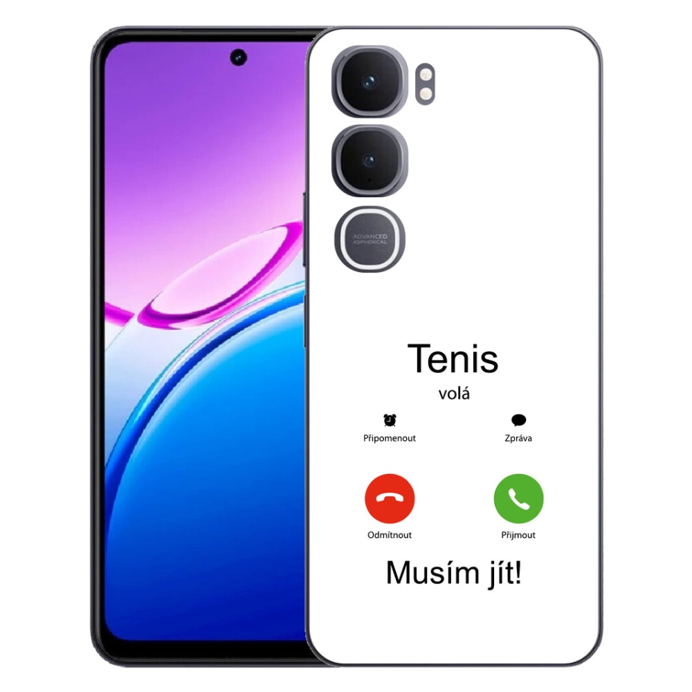 Gelový kryt mmCase na Vivo Y31 5G - tenis volá bílé pozadí