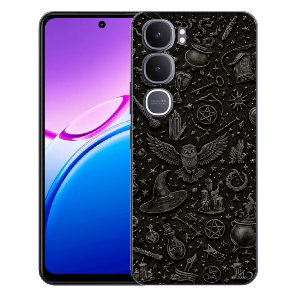 Gelový kryt mmCase na Vivo Y31 5G - tmavý magický svět