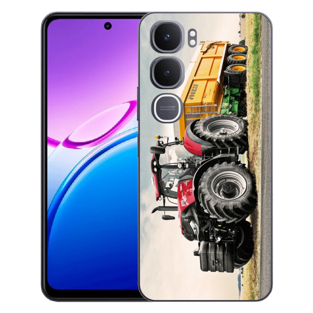 Gelový kryt mmCase na Vivo Y31 5G - traktor 3