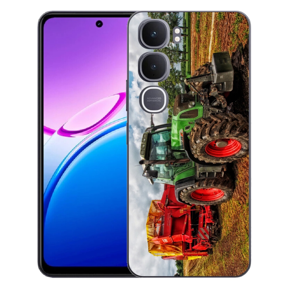 Gelový kryt mmCase na Vivo Y31 5G - traktor 4