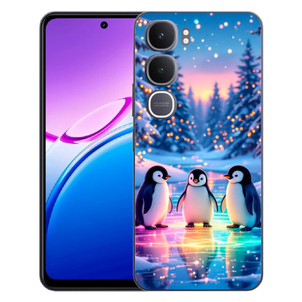 Gelový kryt mmCase na Vivo Y31 5G - tučnáci